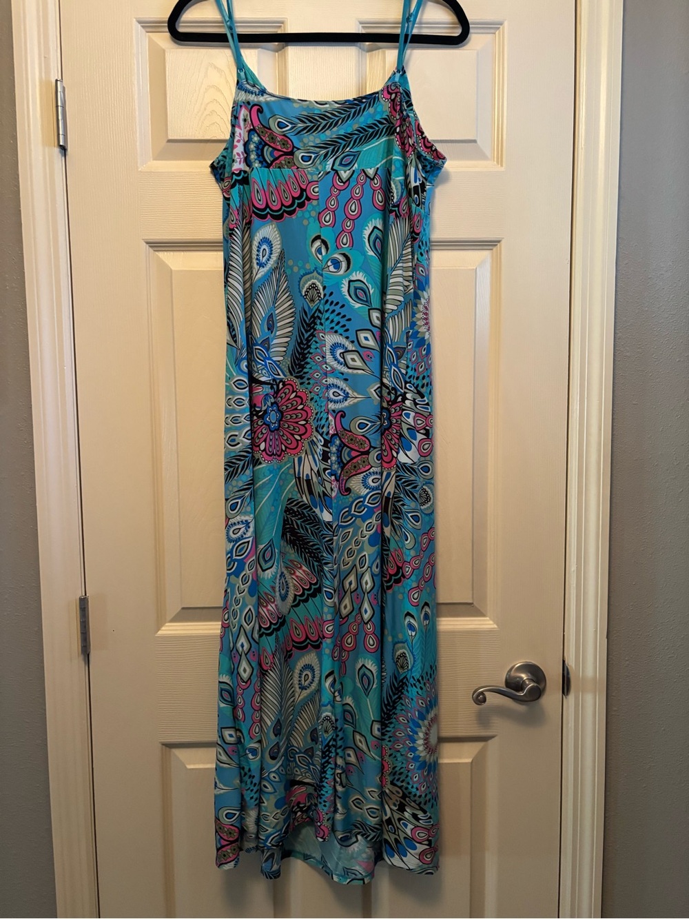 Ambrielle ~ Women’s XXL Sleeveless Maxi Dress Multicolor - Picture 4 of 10